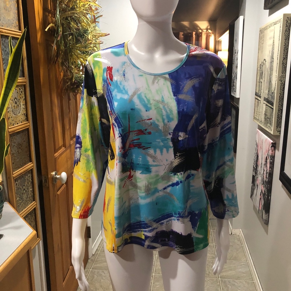 Abstract Multicolor Women's Top TanJay brand